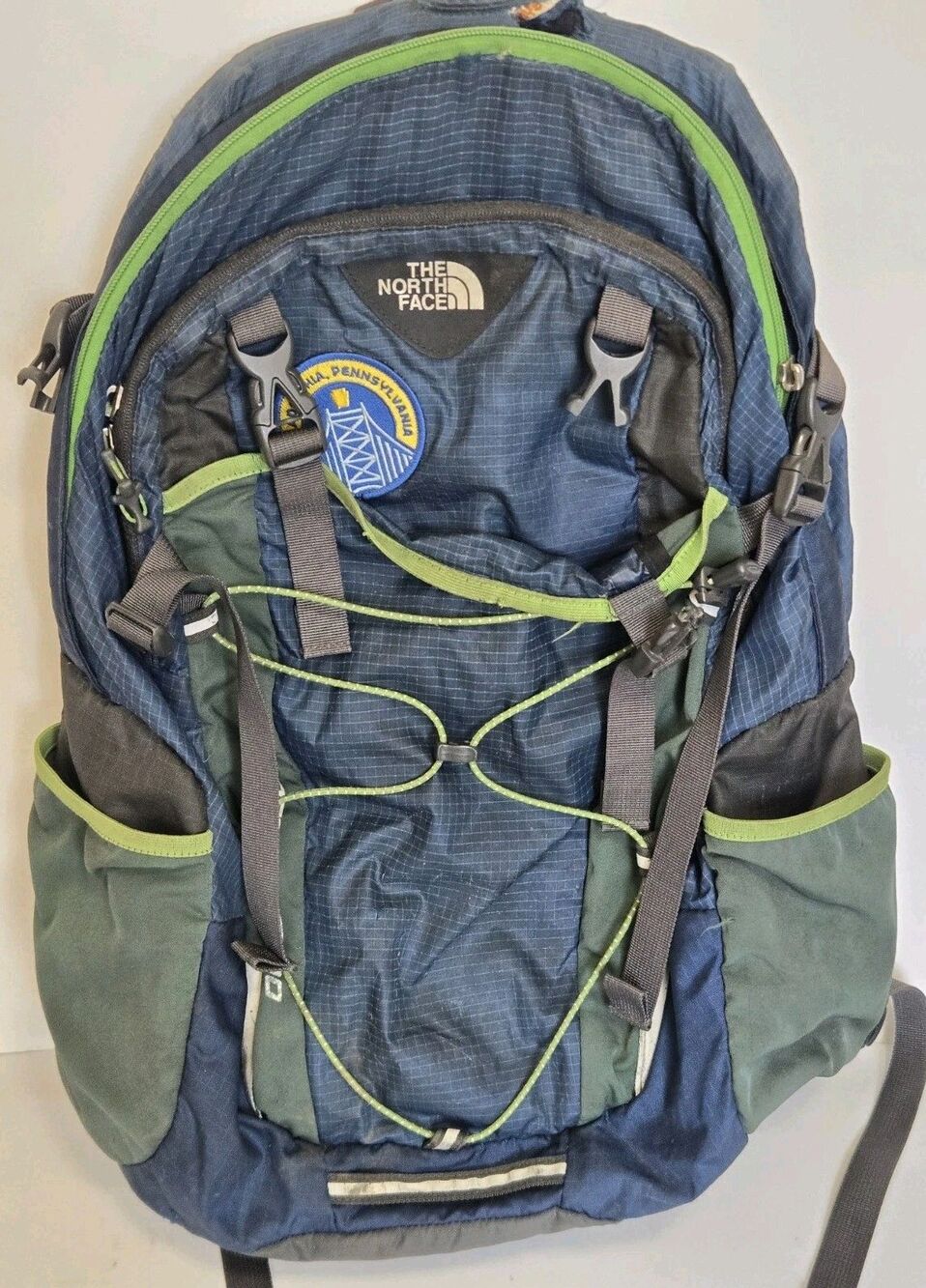The North Face Backpack Blue Angstrom 30 Hiking Daypack Men 30L Ventilated